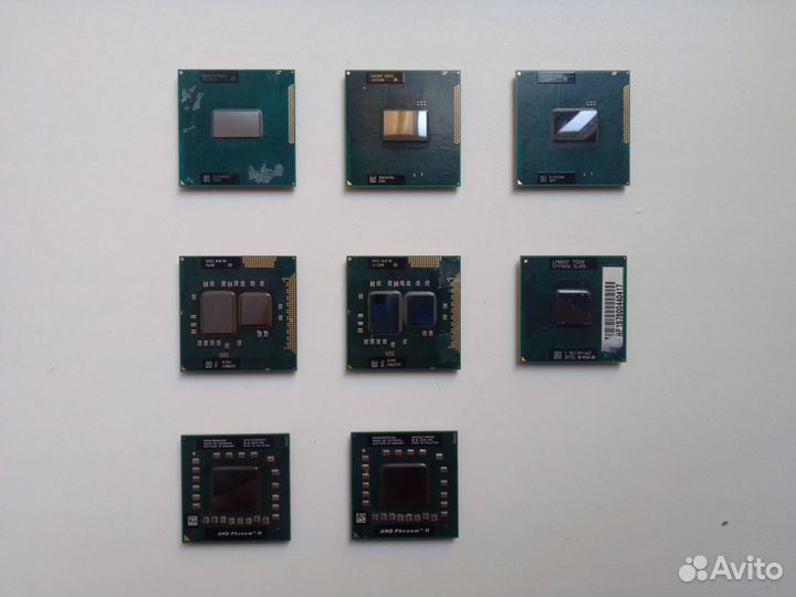 Процессоры Intel / AMD для ноутбуков