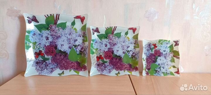 Набор блюд (сервис, стекло)