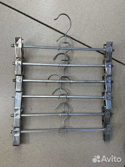 Плечики для брюк прищепки