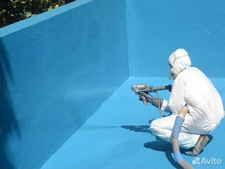 Гидроизоляция полимочевиной плоской кровли