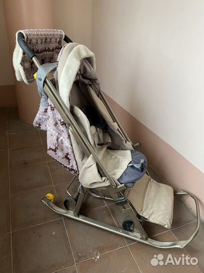 Коляска санки