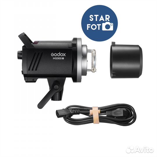 Вспышка импульсная студийная Godox MS300V, 300Дж