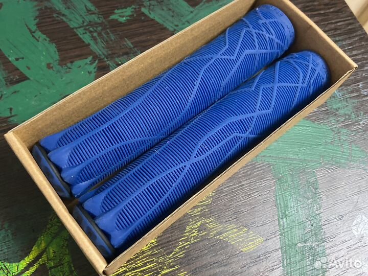 Грипсы для трюкового самоката синие