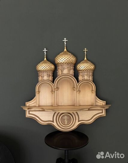 Настенная полка для икон