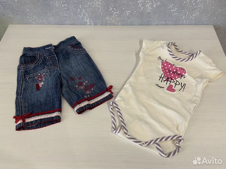 Детская одежда для девочек пакетом 68-104