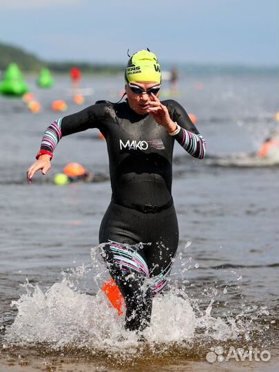 Гидрокостюм женский для открытой воды размер S