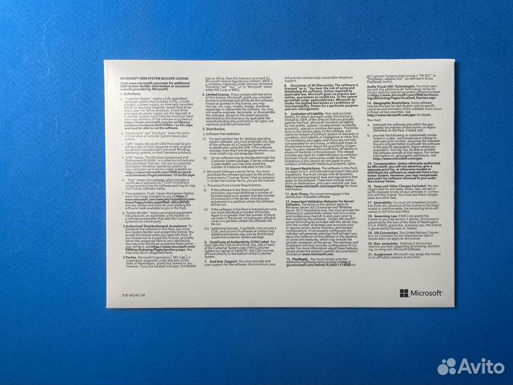 Windows Server Standard 2022 P73-08328 Лицензия