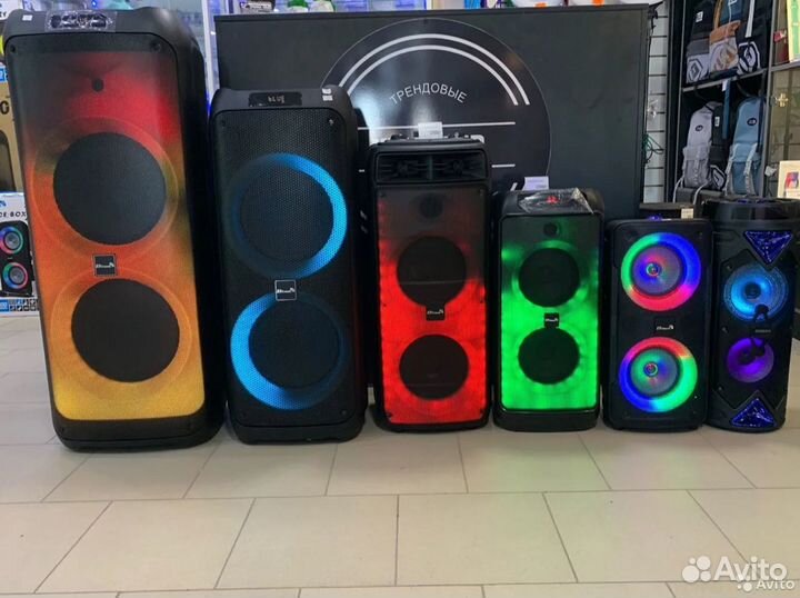 Портативные колонки Эльтроник и BT Speaker Новые