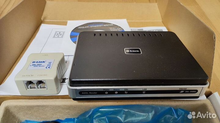Adsl роутер D-Link 2500U (без Wi-Fi)