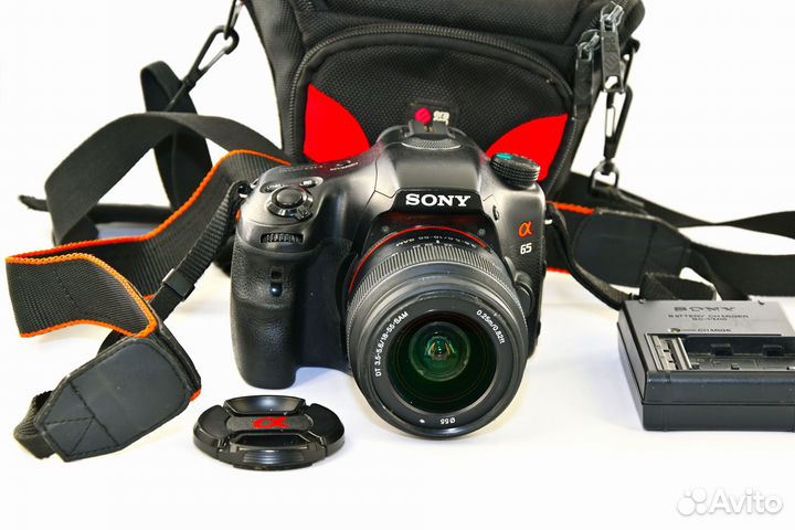 Sony Alpha A65 24.3MP с Kit DT SAM II 18-55