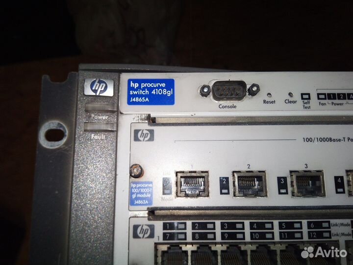Коммутаторы сетевые cisco и hp procurve 4108gl