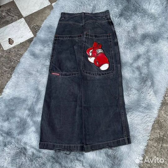 Джинсы широкие jnco sk8