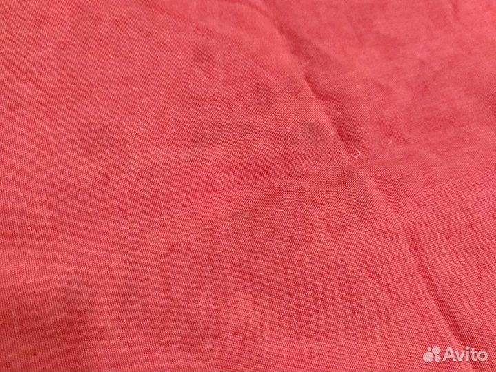 Плюш коралл, оранжевый, СССР