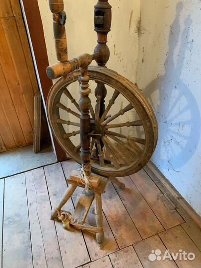 Прялка деревянная старинная