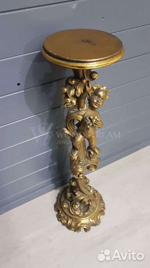 Подставка в стиле барокко с Путти. Винтаж