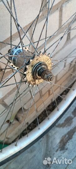 Колесо для велосипеда заднее,на запчасти