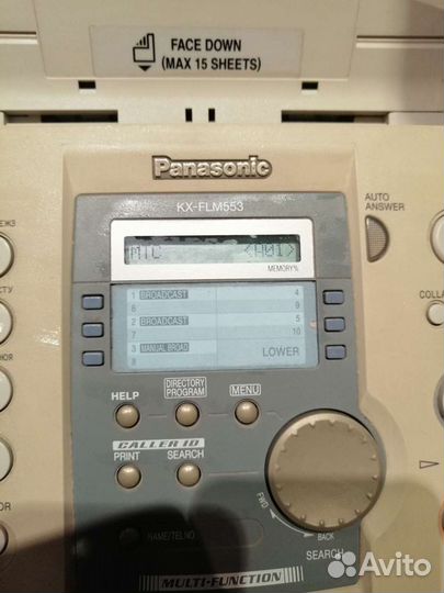 Факс Panasonic KX-FLM553