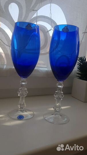 Хрустальные фужеры бокалы