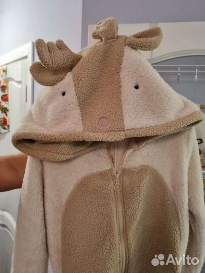 Комбинезон плюшевый новый размер L