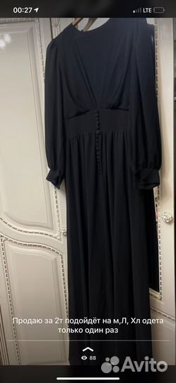 Платье черное