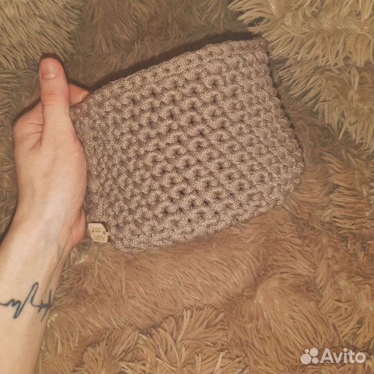 Корзина из шнура ( с хорошей энергетикой )