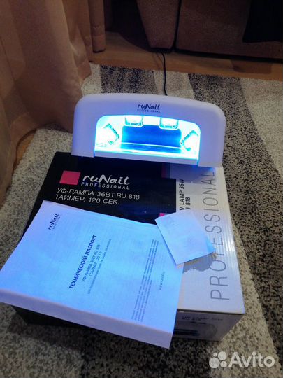 Уф-лампа 36вт RU 818 новая