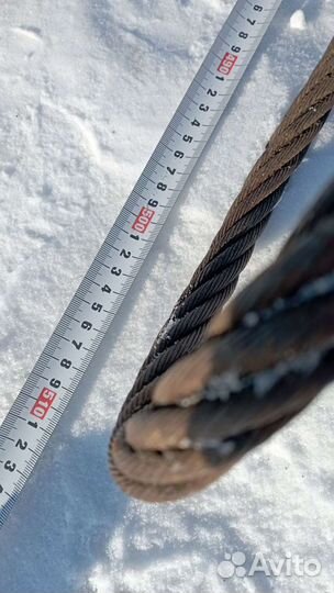 Трос буксировочный грузовой, б/у