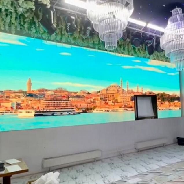 Светодиодный LED экран в ресторан от производителя