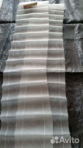 Ткань: ленты с серебряной нитью