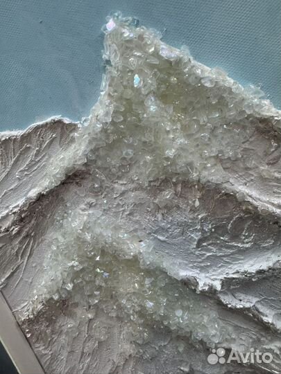 Авторская картина текстурная объемная «Горы»