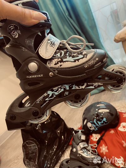 Детские ролики и защита