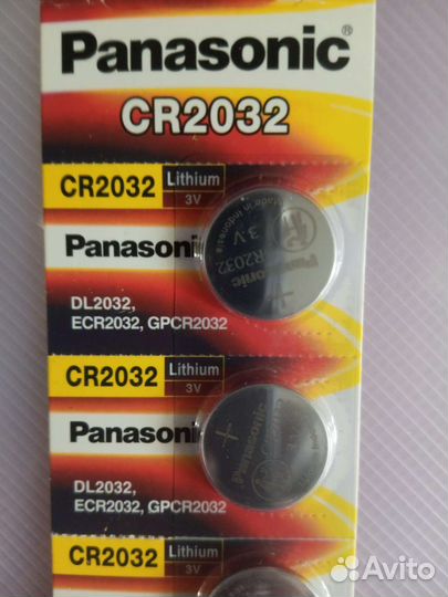 Батарейка Panasonik CR2032 5 шт