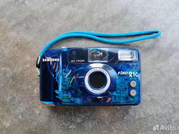 Фотоаппарат плёночный Samsung fino 21C blue