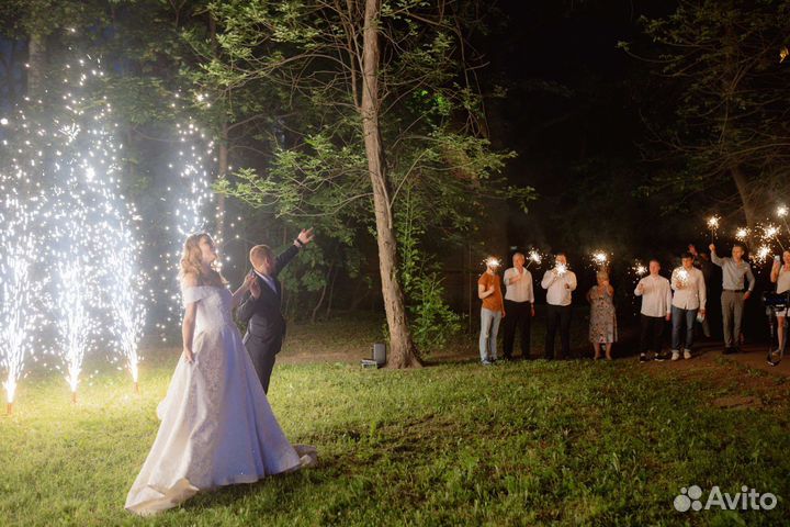 Салют или фейерверк на свадьбу