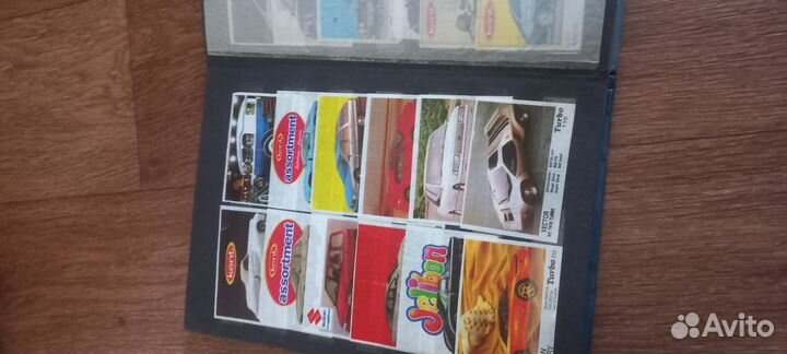 Вкладыши от жвачки turbo