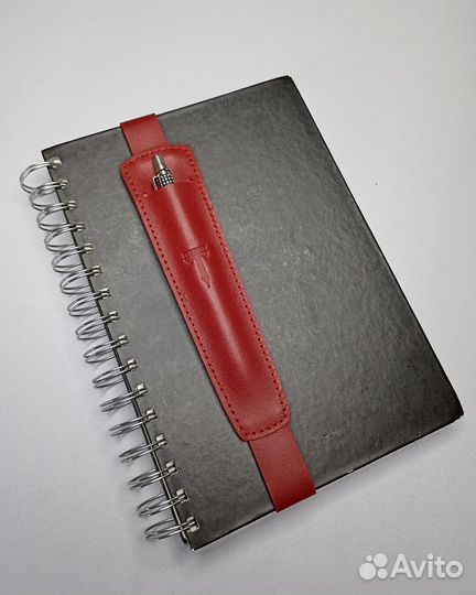 Чехол для ручки на ежедневник из кожи