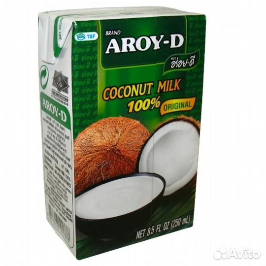 Кокосовое молоко Aroy-d, 250мл