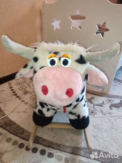 Качалка мягкая Корова