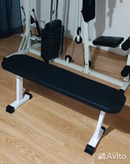 Спортивная скамейка для жима горизонтальная 250 кг