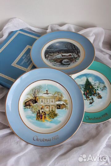 Рождественские коллекционные тарелки Wedgwood