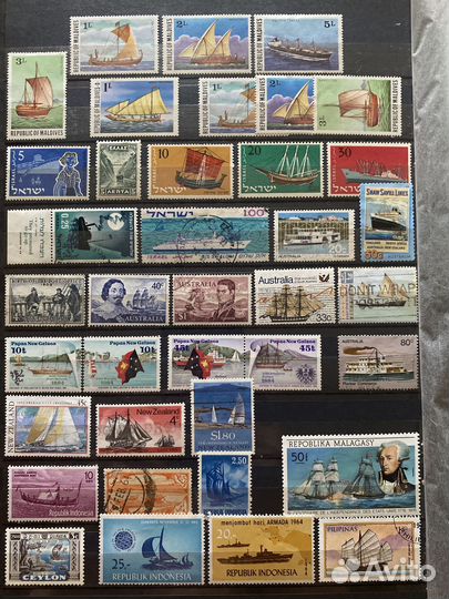 Марки корабли