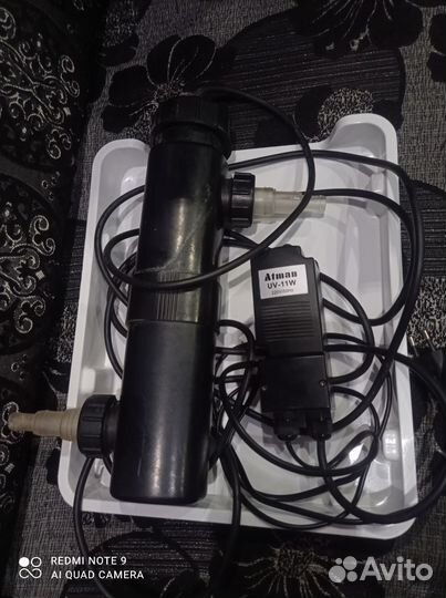 Аквариумный компрессор, уф-облучатель