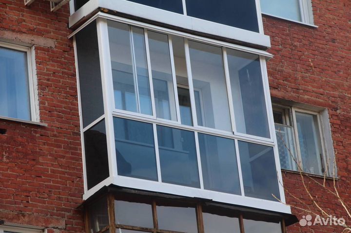 Остекление балконов о лоджий под ключ