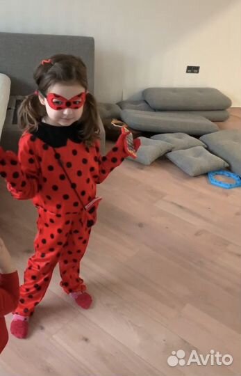 Костюм Леди баг 110, очки + Тики