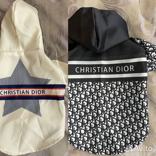 Off-white куртка дождевик для собак dior