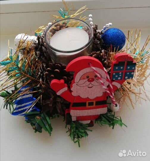 Подсвечник новогодний