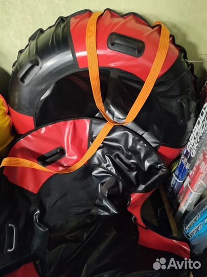 Тюбинг ватрушка 120 см люкс буксир классика пвх