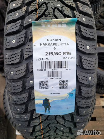 Nokian Tyres Hakkapeliitta 9 215/60 R16 99T