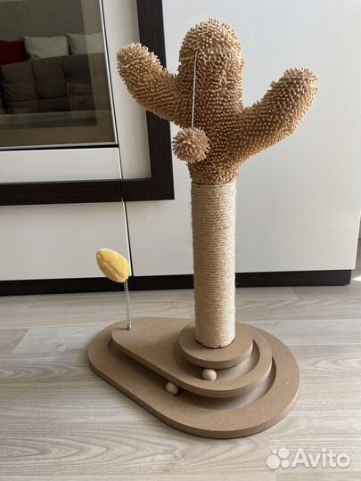 Когтеточка + игровой комплекс для кошек