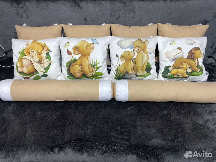 Бортики в кроватку.Новые.Доставка